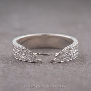 5mm Diamond Harper Cuff, Platinum
