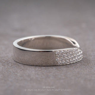Paige Wedding Ring Cuff, Diamond, 5mm