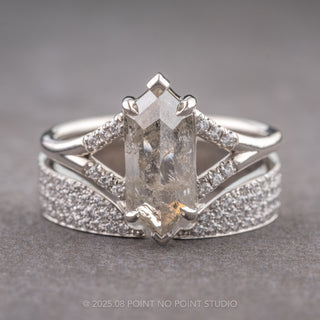 5mm Diamond Harper Cuff, 14k White Gold