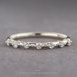 Nova Wedding Ring, 7 White Diamond