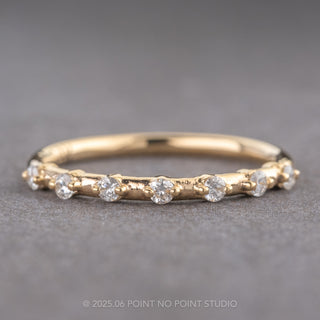 Nova Wedding Ring, 7 White Diamond