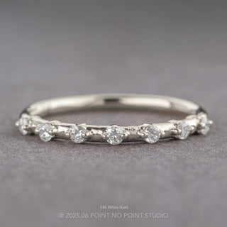 Nova Wedding Ring, 7 White Diamond