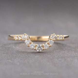 Gwen Wedding Ring, 13 Diamond
