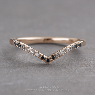 Vivian Wedding Ring, 15 Diamond Mirror Ombre