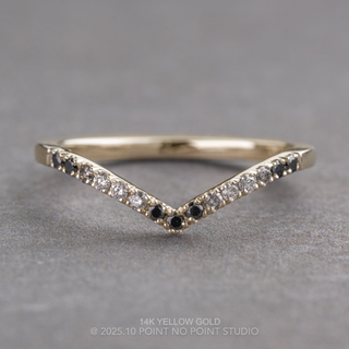 Vivian Wedding Ring, 15 Diamond Mirror Ombre