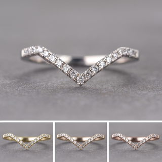 Victoria Wedding Ring, 19 Diamond