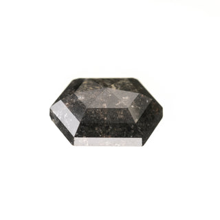 2.06 Carat Black Rose Cut Hexagon Diamond