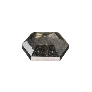 2.06 Carat Black Rose Cut Hexagon Diamond