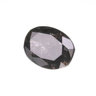 2.95 Carat Black Diamond, Brilliant Cut Oval