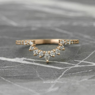 Emma Wedding Ring, 19 Diamond