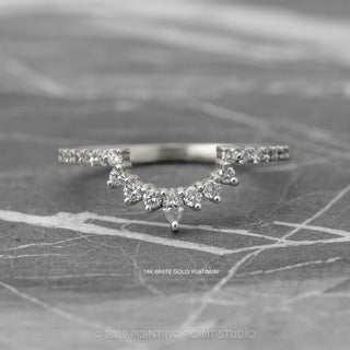 Emma Wedding Ring, 19 Diamond