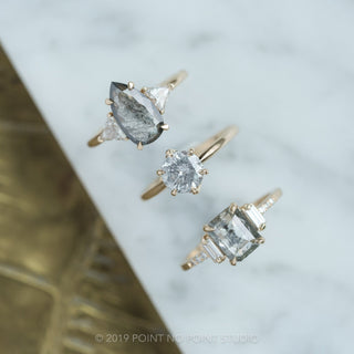 slat and pepper diamond engagement rings