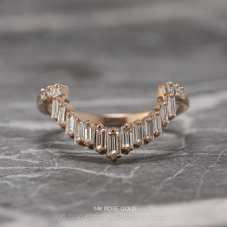 Large Gretchen Wedding Ring, 19 Diamond