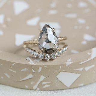 Custom Hammered Jane Engagement Ring