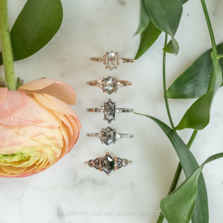 unique black engagement rings