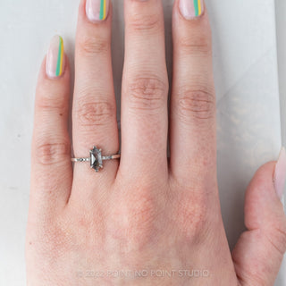 salt and pepper diamond ring