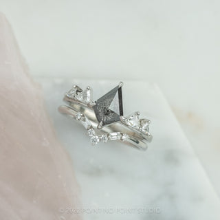 Custom Kite Diamond Engagement Ring