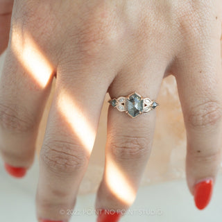 salt and pepper diamond ring 