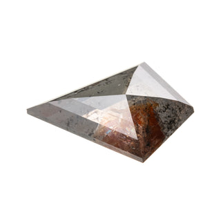 3.71 Carat Salt and Pepper w/ Orange Hues Double Cut Kite Diamond