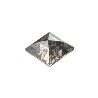 1.31 Carat Salt and Pepper Double Cut Lozenge Diamond