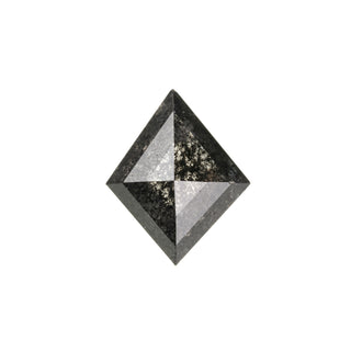 1.80 Carat Black Rose Cut Lozenge Diamond