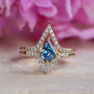 ceylon blue kite sapphire ring