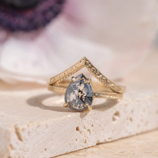 Salt and Pepper Engagement Ring