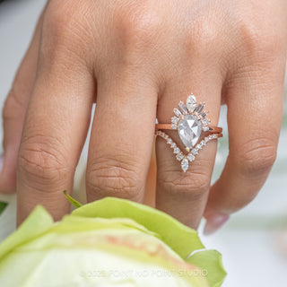 Salt and Pepper Diamond Ring