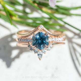 Custom Montana Sapphire Jules Engagement Ring