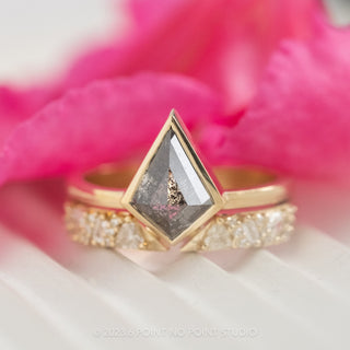 Black Diamond Engagement Ring  