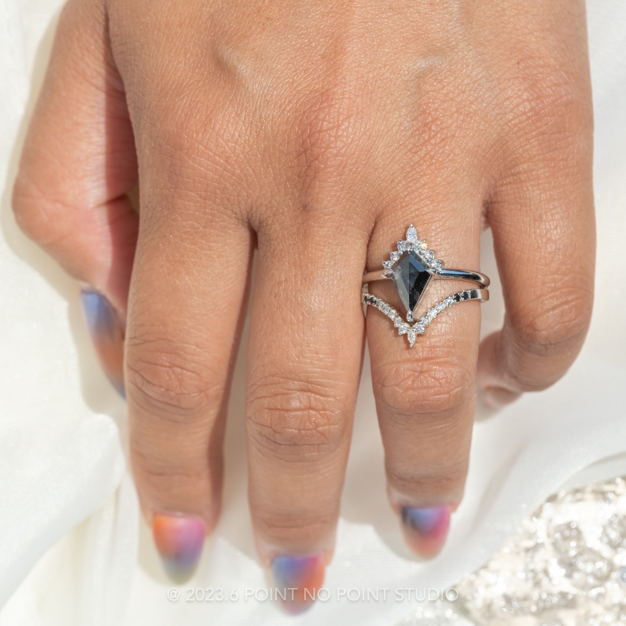 My engagement ring! Princess cut in a kite setting. I love how unique it  is! | Best engagement rings, Beautiful engagement rings, Special engagement  ring