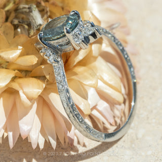 1.88 Carat Sapphire Engagement Ring, Clara Setting, Platinum