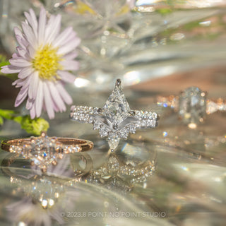 1.20 Carat Canadian Diamond Engagement Ring, Liza Setting, 14K Rose Gold