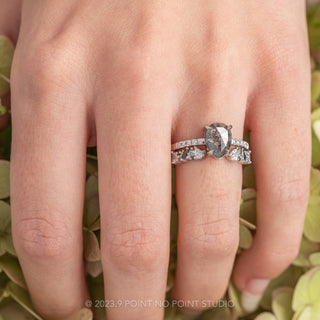 salt and pepper diamond ring