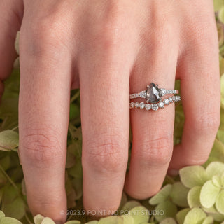 salt and pepper diamond ring