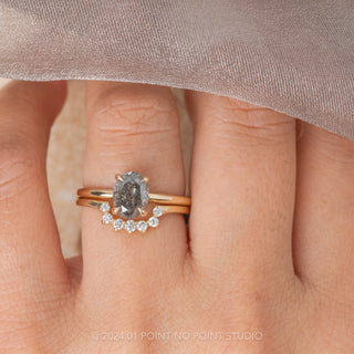 salt and pepper diamond ring