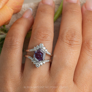 Custom Alexandrite Empress Engagement Ring