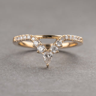 Large Cassiopeia Wedding Ring, 17 Diamond