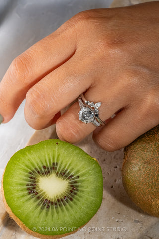 salt and pepper diamond ring