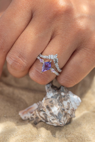 purple sapphire ring