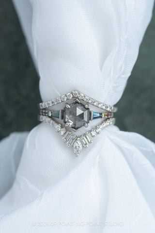 Custom Rainbow Eliza Engagement Ring