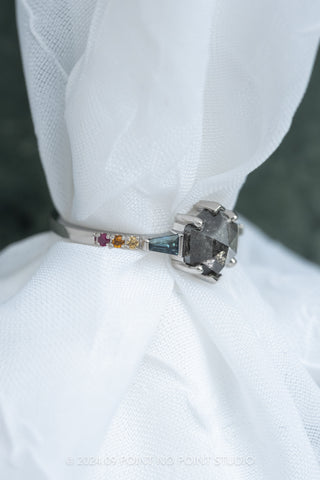 Custom Rainbow Eliza Engagement Ring