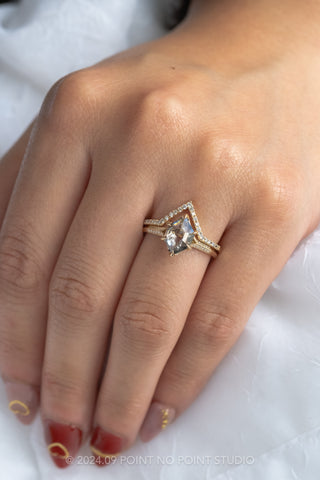 salt and pepper diamond ring