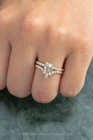 salt and pepper diamond ring