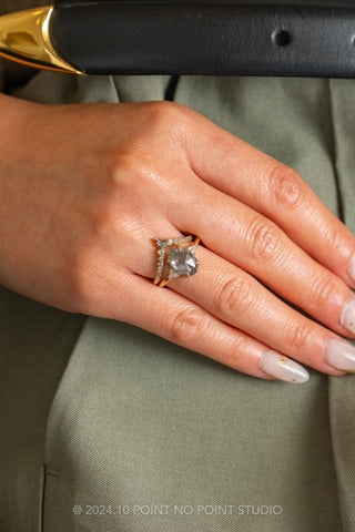 salt and pepper diamond ring