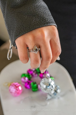 black diamond ring