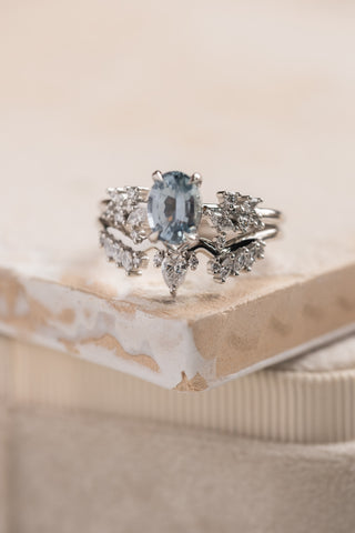 blue oval montana sapphire ring