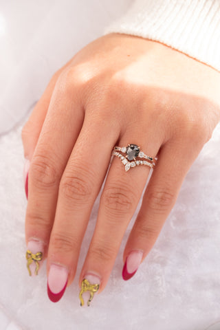 black diamond ring