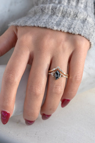 black diamond ring