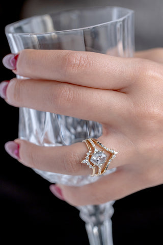 salt and pepper diamond ring